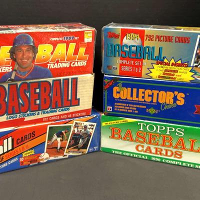 Fleer, Topps & Collector’s Choice Baseball Card Sets, featuring 1989–1994 Complete Sets