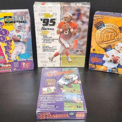 Topps, Upper Deck, Fleer & Collector’s Choice Football Cards, Featuring 1995 Topps NFL Hobby Box
