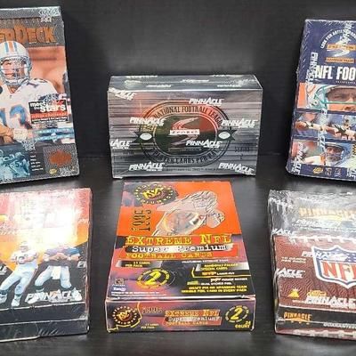 Pinnacle And Upper Deck Football Card Collection – Featuring 1995 Extreme NFL Super Premium Cards
