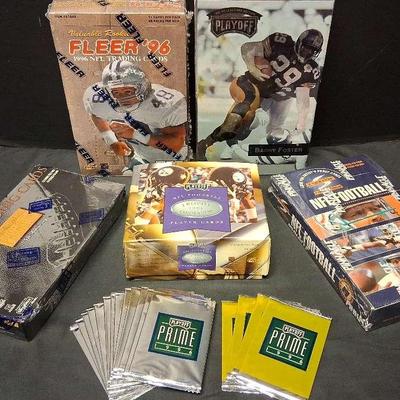 Playoff, Pinnacle, SkyBox & Fleer Football Card Collection, Featuring 1996 Playoff Prime Hobby Packs