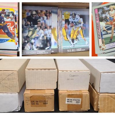 Massive Multi-Sport Trading Card Collection, 1980s–1990s, Baseball, Football, Hockey & Soccer