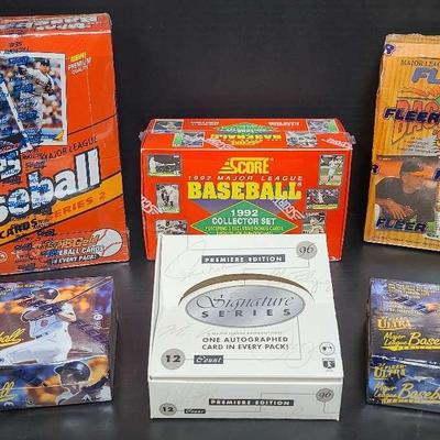 Topps, Score, Fleer & Signature Series Baseball Card Collection 