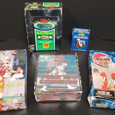 Upper Deck, Pacific, Topps & SkyBox Football Card Collection