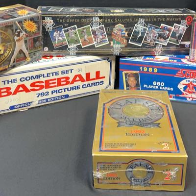 Leaf, Topps, Upper Deck & Score Baseball & Basketball Cards, Featuring 1985, 1989 & 1996 Editions