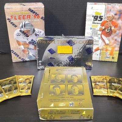 1995–1996 NFL Fleer, Topps & Pinnacle Football Card Collection, Featuring Pinnacle Zenith Gold Packs