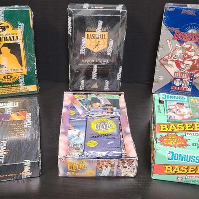 Fleer, Upper Deck, Donruss & Pinnacle Baseball Card Collection – Sealed Hobby Boxes
