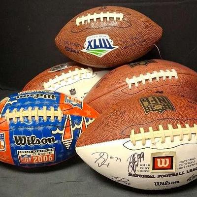NFL Wilson Football Collection, Featuring Autographed AFC/NFC Pro Bowl Team Ball