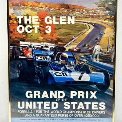 1970’s Grand Prix poster 