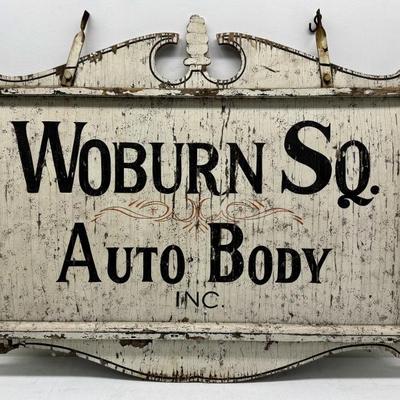 Woburn Auto Body Sign 