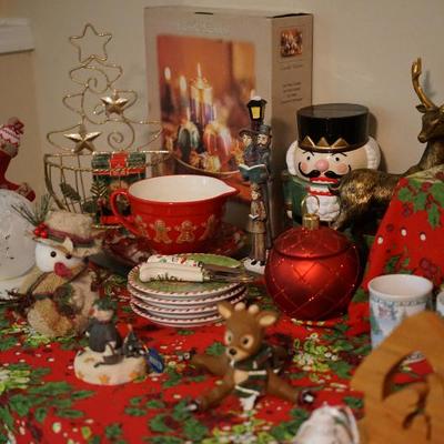 The holiday at this sale is very good. Selection popular items to include Jim Shore and hand painted Santa on wood by Pat Gerber? see...
