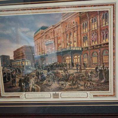 Must see this lithograph of Milwaukee Pabst Theater. It is a classic. 