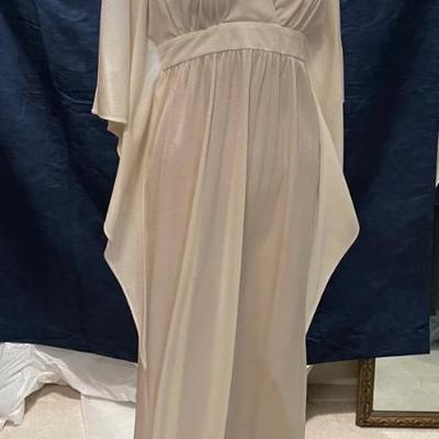 70s white dress and 80s white dress