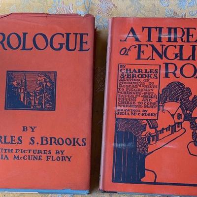 Prologue’ and ‘a thread if englis road’ signed by charles s brooks