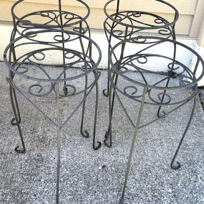 Metal plant stands