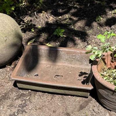 Concret ball pot and more