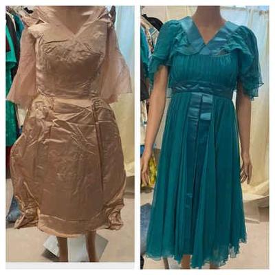 Two vintage dressy dresses