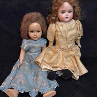 Armand marseille 370 bisque head doll arranbee hard plastic doll