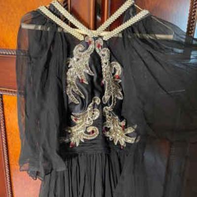 Black dance dress