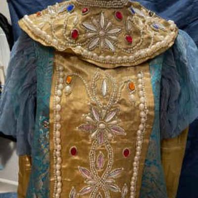 Ornate antique royalty costume