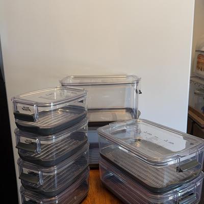 Progressive Stackable Produce Containers -8 Total! 