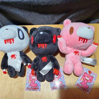 Three Small Gloomy Bear Plus Dolls by Mori Chack
