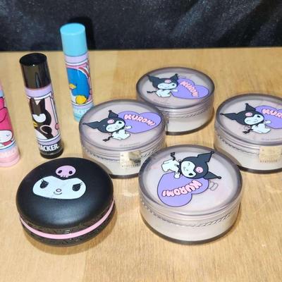 Sanrio Collection Makeup (Oil absorbing powder, Lip Balms)