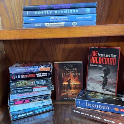 Hitchhikers Guide To The Galaxy + Other Action, Adventure, And Sci-Fi Paperbacks