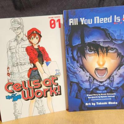 Manga: Cells at Work! Vol. 1 & All You Need Is Kill