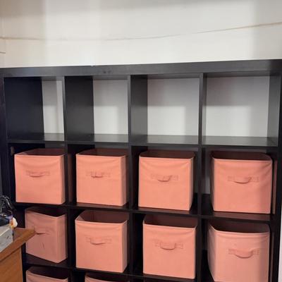 Basic Cube Organizer In Black.