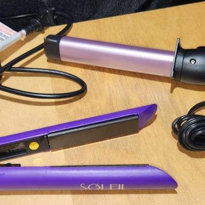 Soleil Flat Iron and Remington Curling Wand