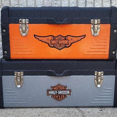 (2) Harley Davidson Tool Boxes (WH4)