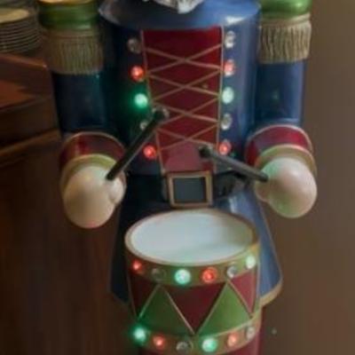 Sale Photo Thumbnail #32: ANIMATED 5' + NUTCRACKER
Available for presale.  Please refer to "Presale" information.  TEXT 760-668-0554 to buy