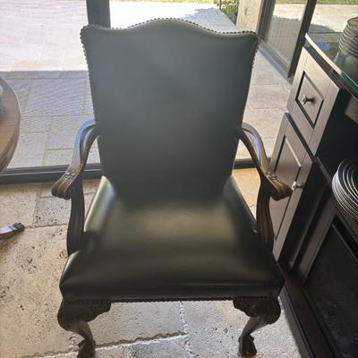 Sale Photo Thumbnail #115: LEATHER CHAIR
Available for presale.  Please refer to "Presale" information.  TEXT 760-668-0554 to buy