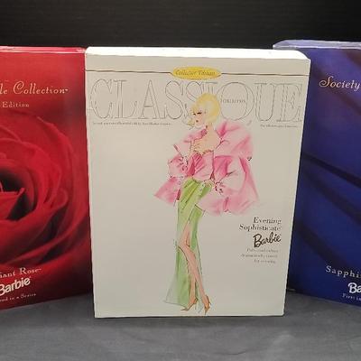 Limited Edition Barbie Trio Featuring Sapphire Dream, Radiant Rose & Evening Sophisticate