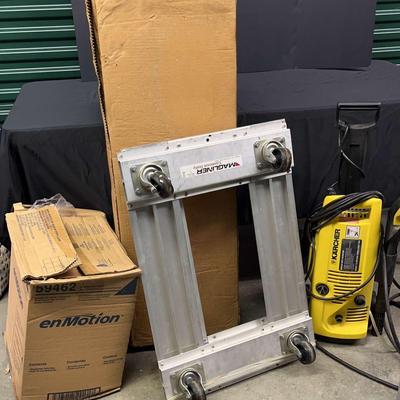 Electric Breaker Panel, Power Washer, Metal Dollies & enMotion Towel Dispenser