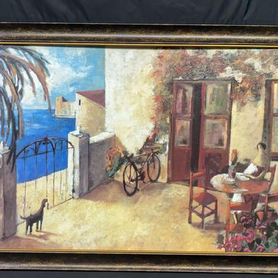 Mediterranean Art On Canvas By Didier Lourenco