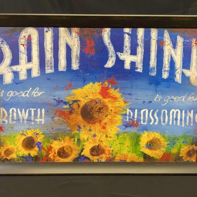 Rodney White “Rain or Shine” Framed Art Print From Kirkland’s Home
