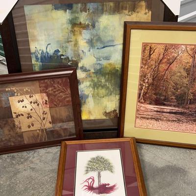 Framed Art Collection Featuring Gamecock & Palmetto Tree By Susan Harkey