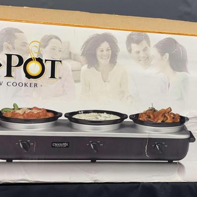 Crock-Pot Trio Cook & Serve Slow Cooker Station