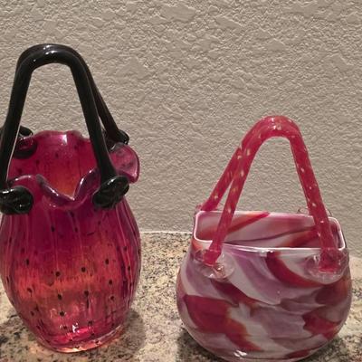 Murano-Styled Glass Handbag
