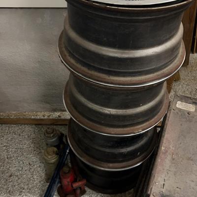 Four 1966 Chevy Corvette Wheels