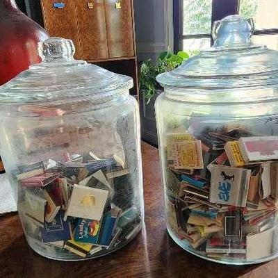 2 Glass Jars And Matches 
