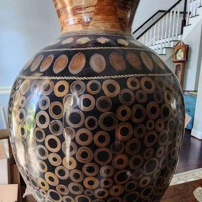 Black And Brown Decorative Vase 