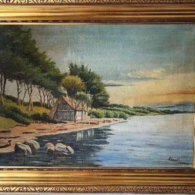 Almati Oil On Canvas Painting 