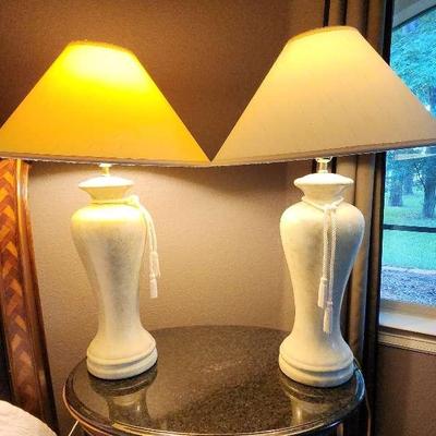 2 Bedside Table Lamps