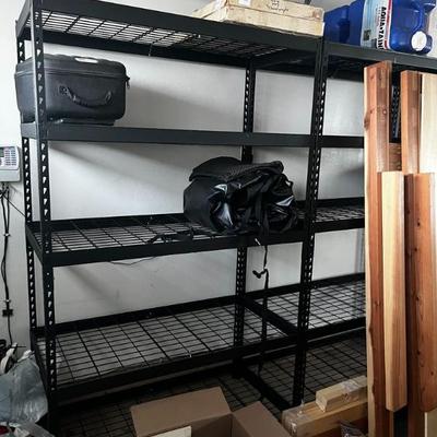 Large garage shelving (3 units)