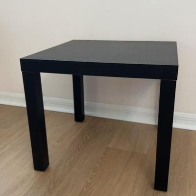 Small Black modern End Table 18x20x18