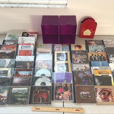 CD Lot 2 - Sting, Tina Turned, Neil Diamond, The Who + CD Holder 