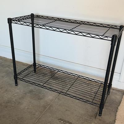 Metal Wire Shelving Unit 2 Tier 36x27x14
