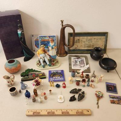 40+pc Collectibles - Mahogany Princess, Norman Rockwell, Miniatures, Wood Bowls, Tiles